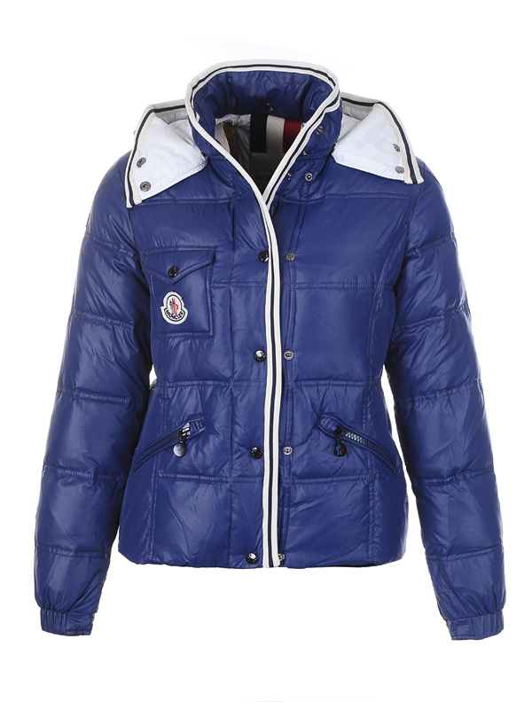 Doudoune Moncler Quincy Femme Bleu Foncé